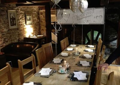Heskyn Mill - Inside the Restaurant - Cornwall - Celebration